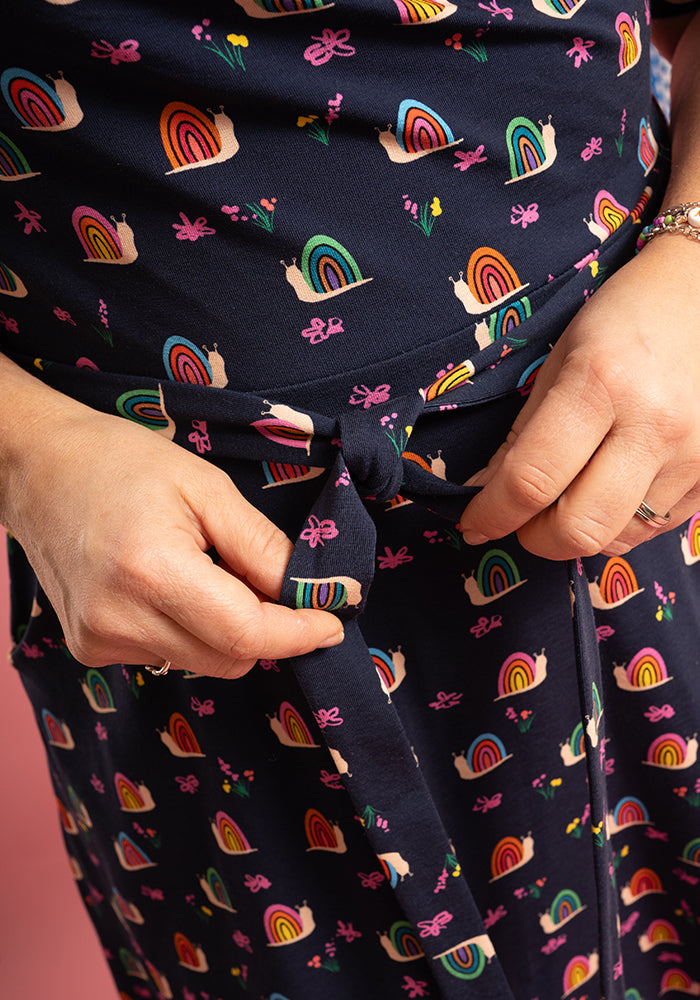 Twelfth angle of Sheridan Rainbow Snails Print Cotton Dress