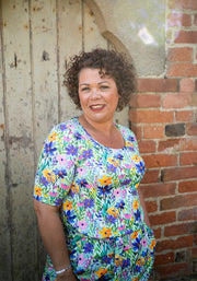 Sierra Wild Flower Print Blouson Dress