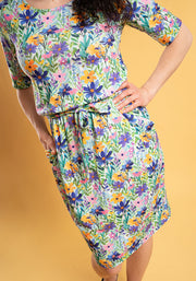 Sierra Wild Flower Print Blouson Dress