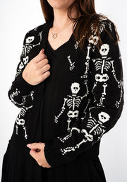 Skeleton Knit Cardigan