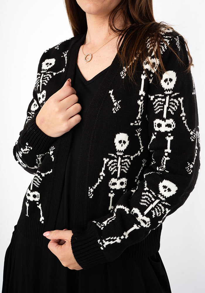Skeleton Knit Cardigan