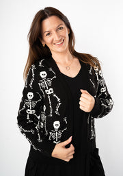 Skeleton Knit Cardigan