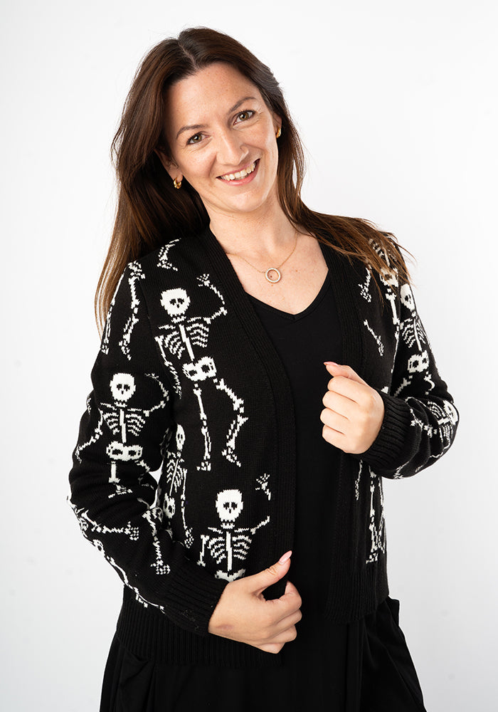 Skeleton Knit Cardigan