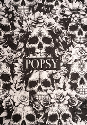 Large Skull Print Towel