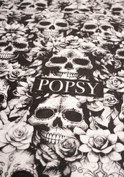 Large Skull Print Towel