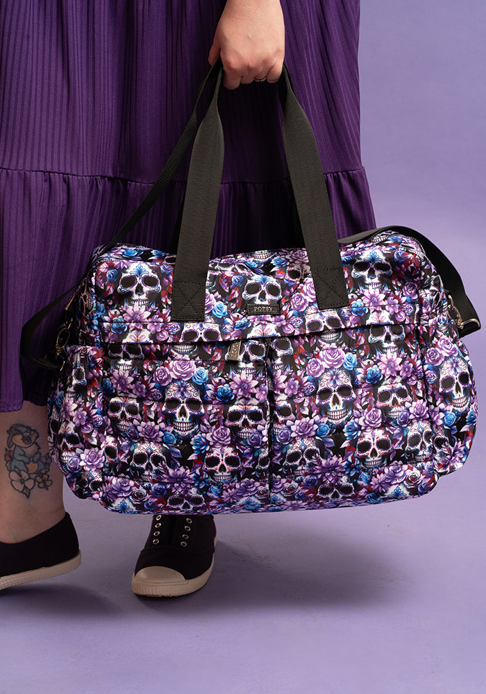 Sixth angle of Skull Print Holdall