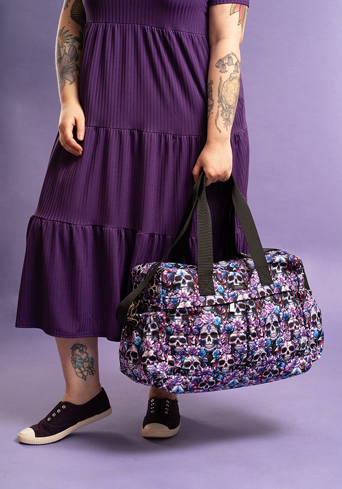 Fourth angle of Skull Print Holdall