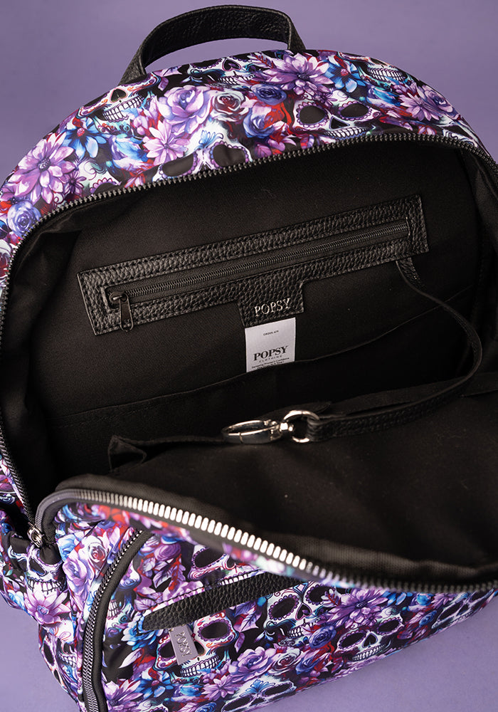 Eleventh angle of Skull Print Popsy Rucksack