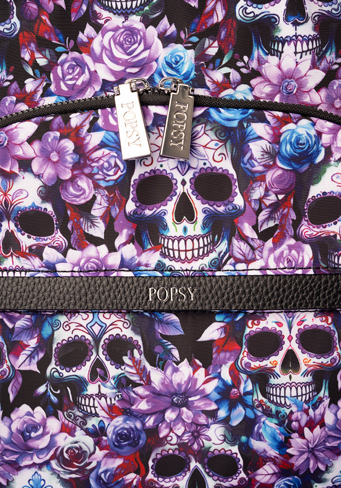 Second angle of Skull Print Popsy Rucksack