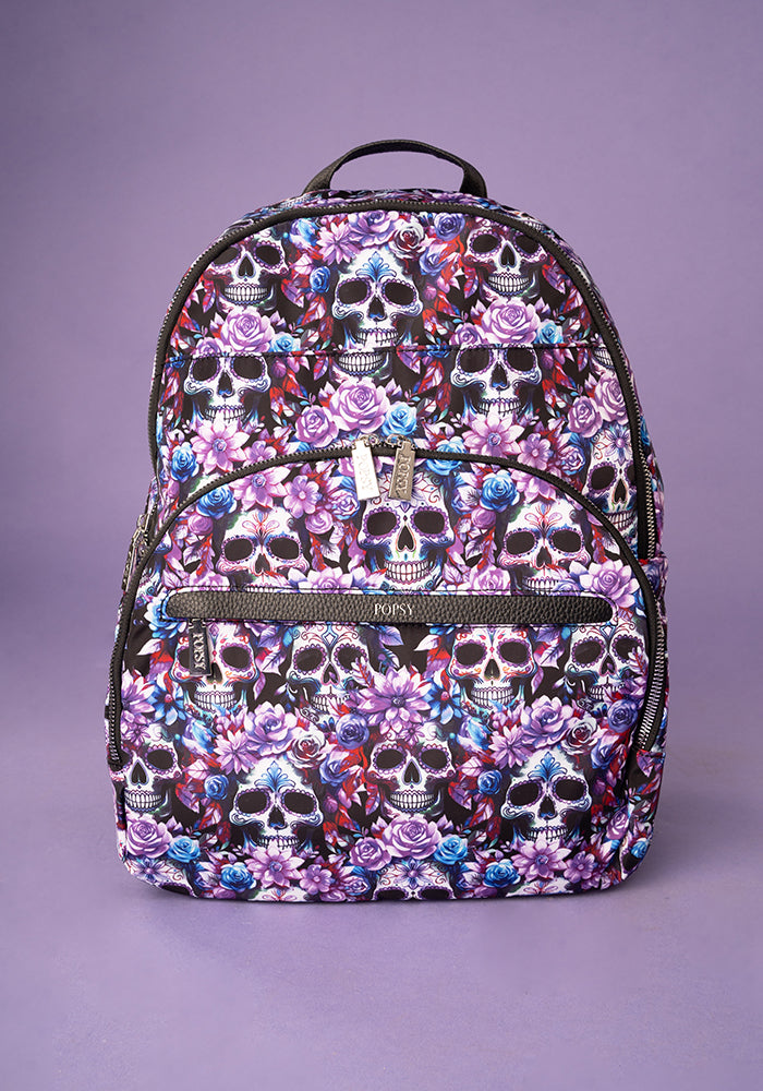 Third angle of Skull Print Popsy Rucksack