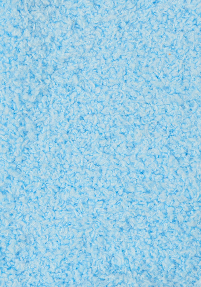 Second angle of Sky Blue Fluffy Socks