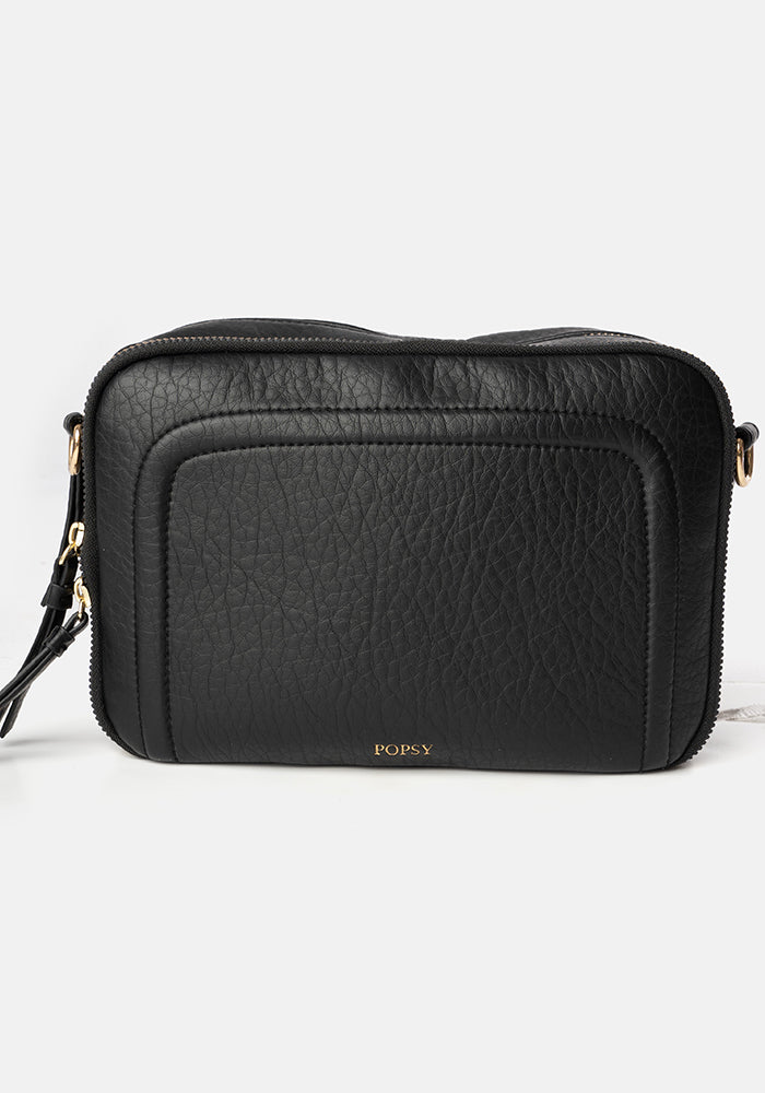 Soft Premium Black Cross Body Bag