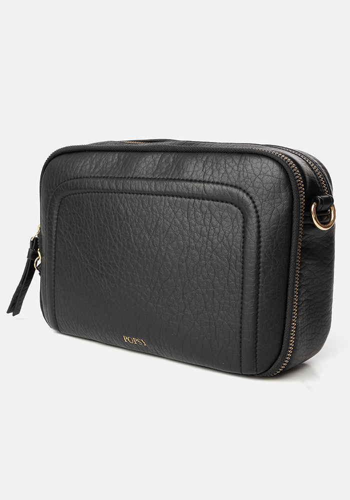 Soft Premium Black Cross Body Bag