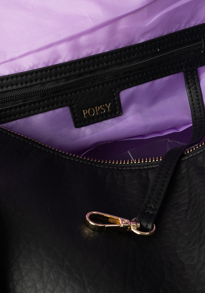 Soft Premium Black Weekend Bag