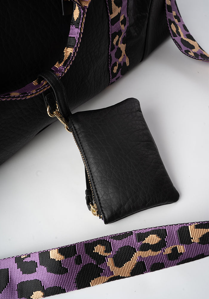 Soft Premium Black Weekend Bag