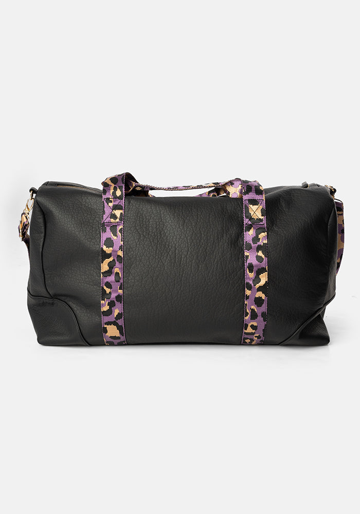 Soft Premium Black Weekend Bag