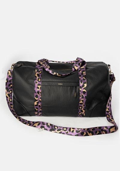 Soft Premium Black Weekend Bag
