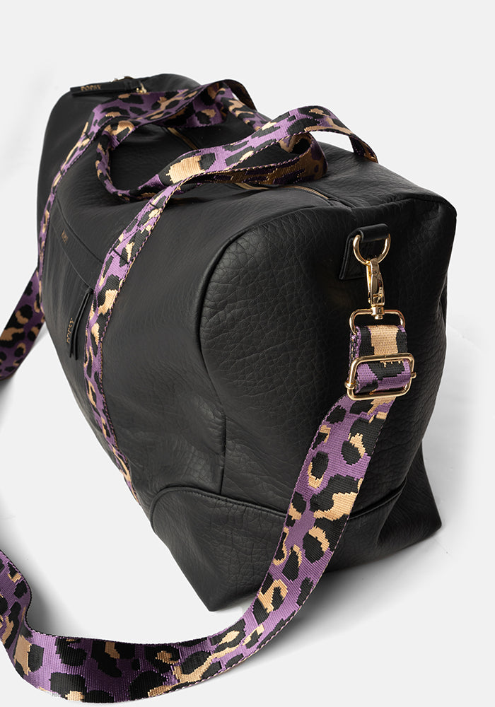 Soft Premium Black Weekend Bag