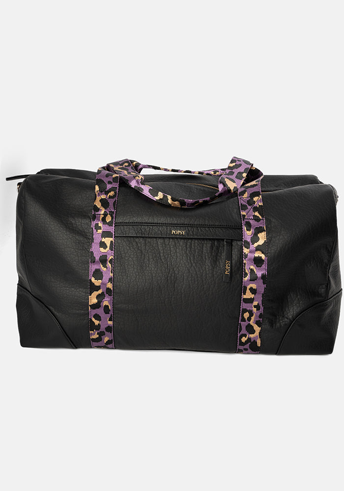 Soft Premium Black Weekend Bag