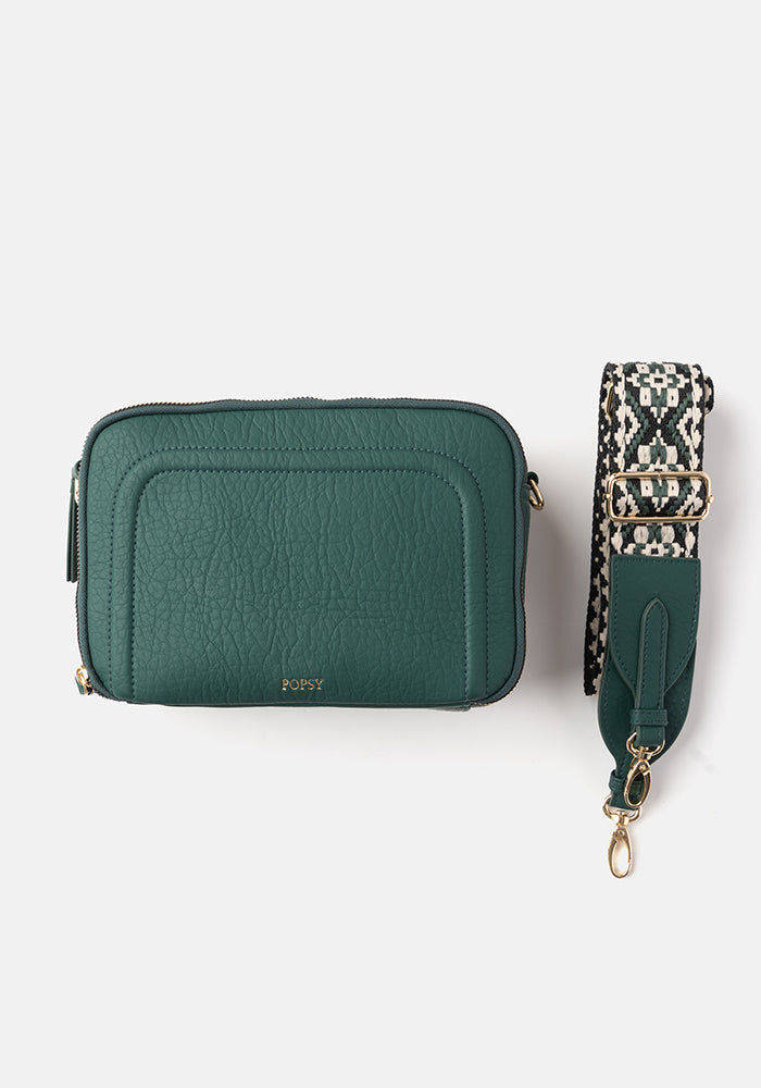 Soft Premium Green Cross Body Bag