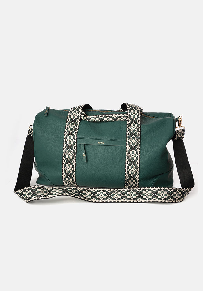 Soft Premium Green Weekend Bag