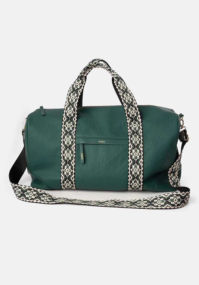 Soft Premium Green Weekend Bag