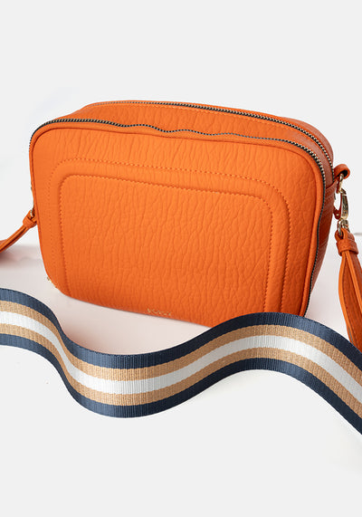 Soft Premium Orange Cross Body Bag