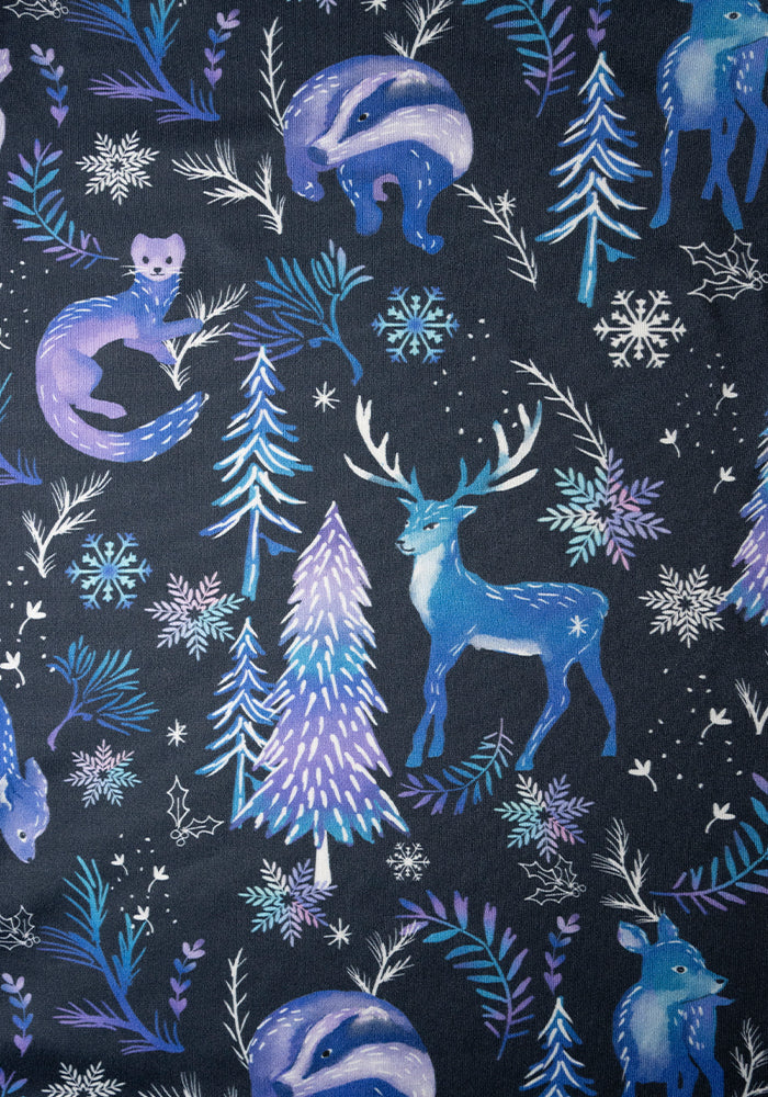 Solstice Winter Magical Animals Print Pyjama Set