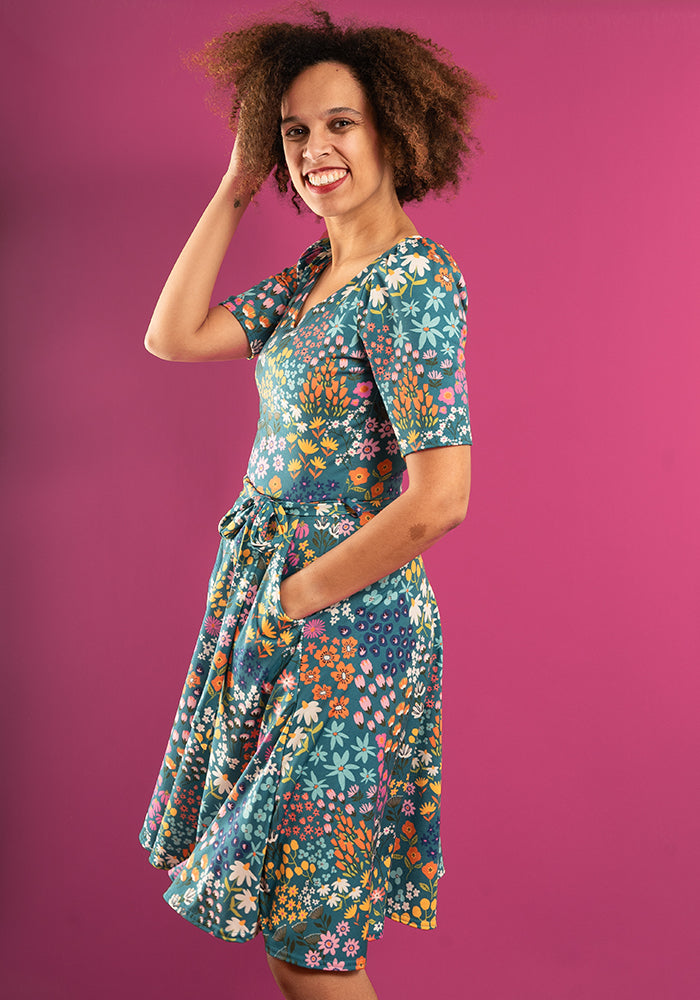 Sorrel Wild Flower Meadow Print Dress