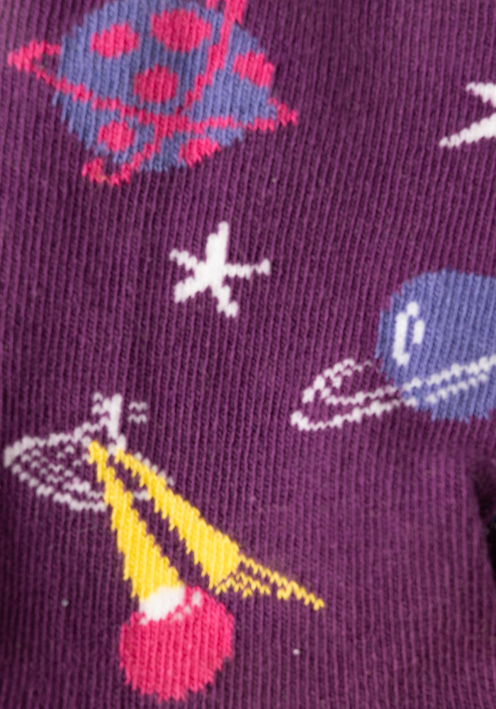 Purple Space Socks