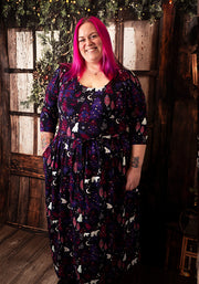 Spirit Polar Bear Print Cotton Midaxi Dress