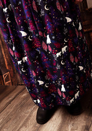 Spirit Polar Bear Print Cotton Midaxi Dress