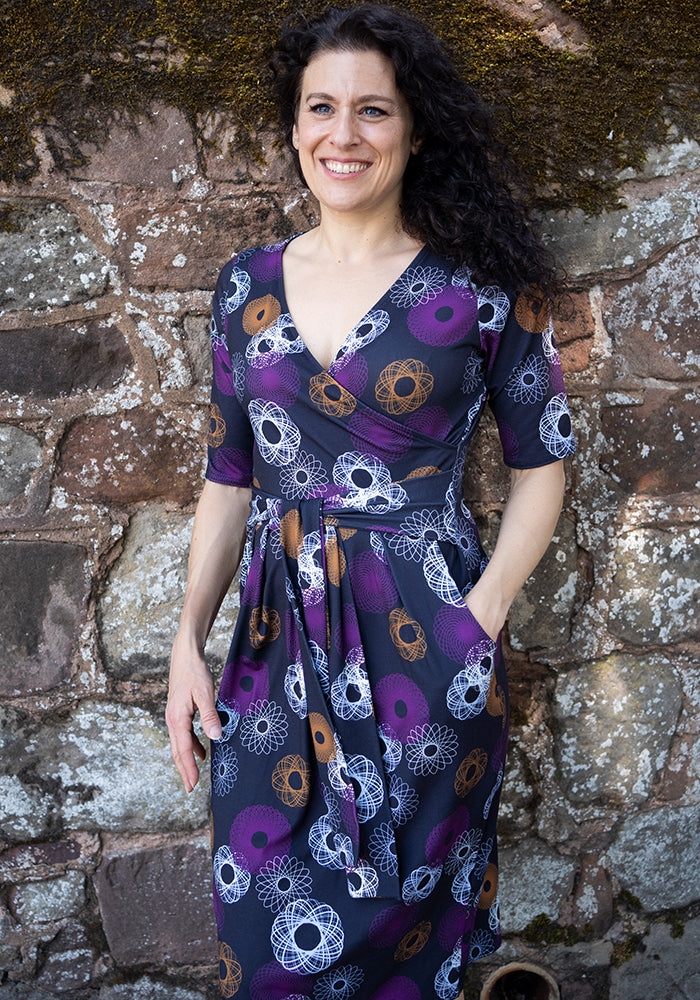 Flo Spiro Pattern Print Dress