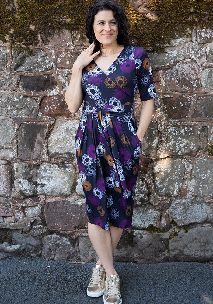 Flo Spiro Pattern Print Dress