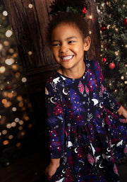 Children's Polar Bear Print Cotton Dress (Spirit)