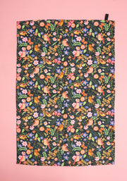 Spring Bird Print Popsy Tea Towel