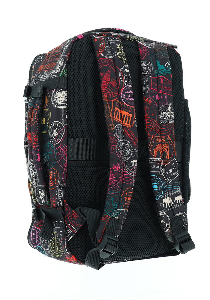 Travel Stamps Print Cabin Bag