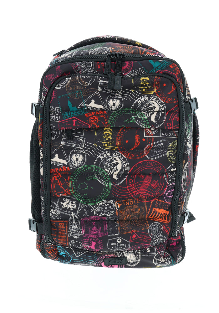 Travel Stamps Print Cabin Bag