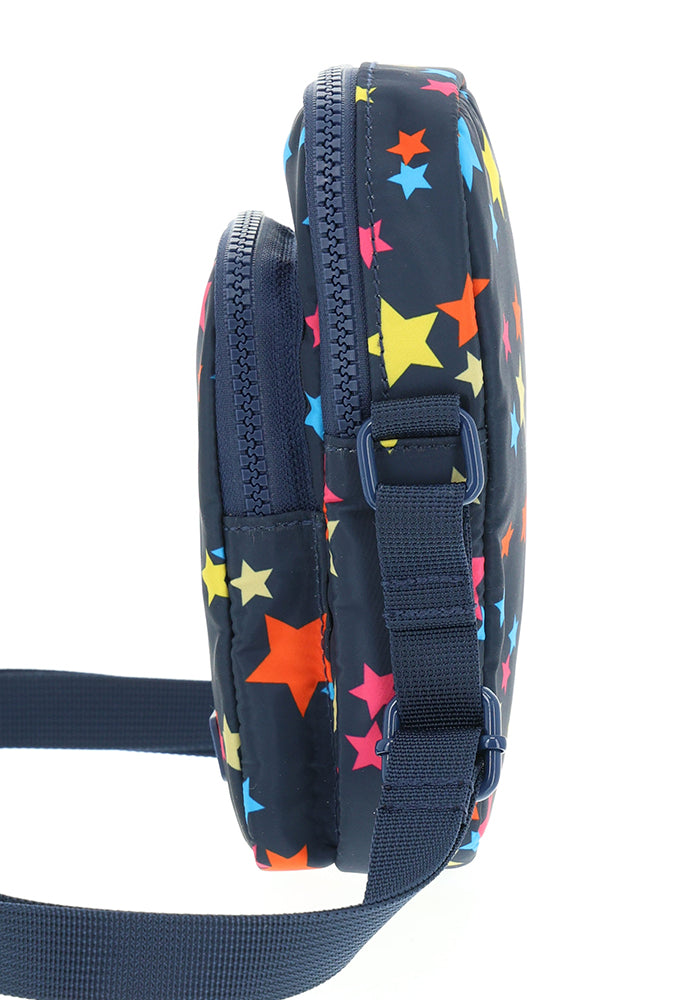 Navy Stars Print Phone Pocket Bag
