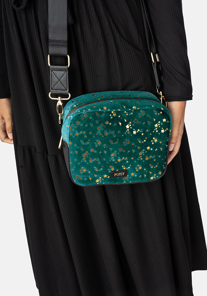 Stars Velvet Camera Bag
