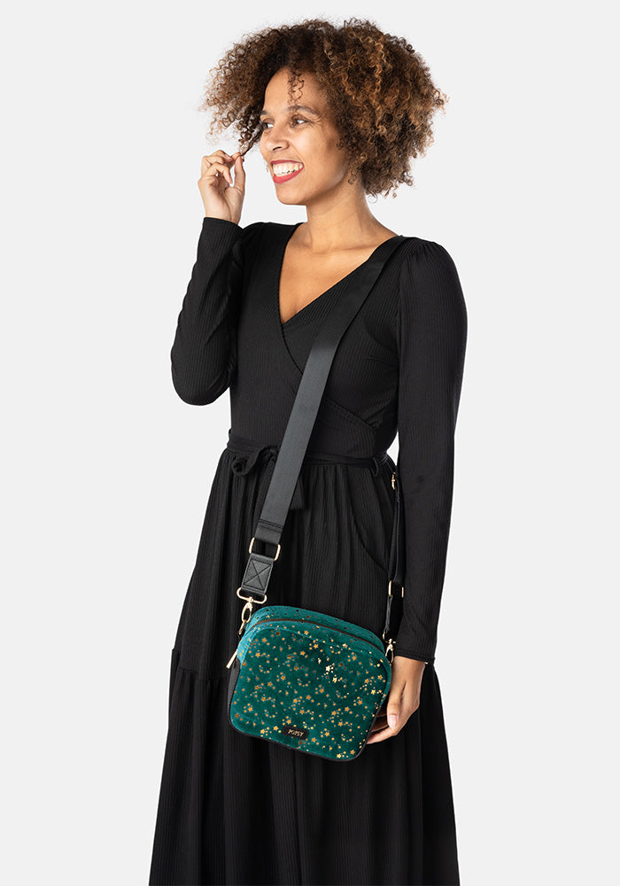 Stars Velvet Camera Bag