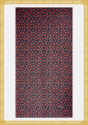 Strawberries Print Jumbo Bath Sheet