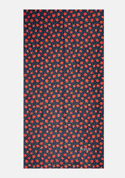 Large Strawberries Print Towel