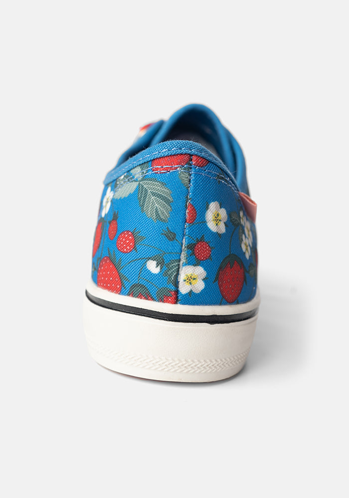 Strawberry Print Canvas Pumps