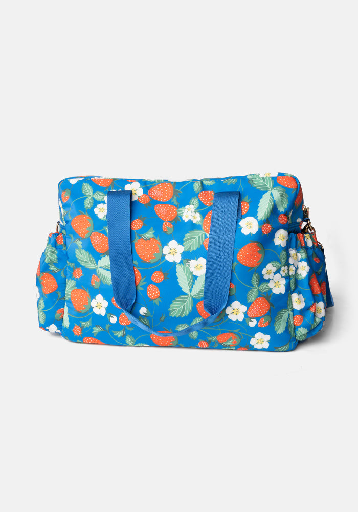 Strawberry Print Holdall