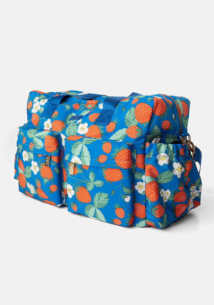 Strawberry Print Holdall