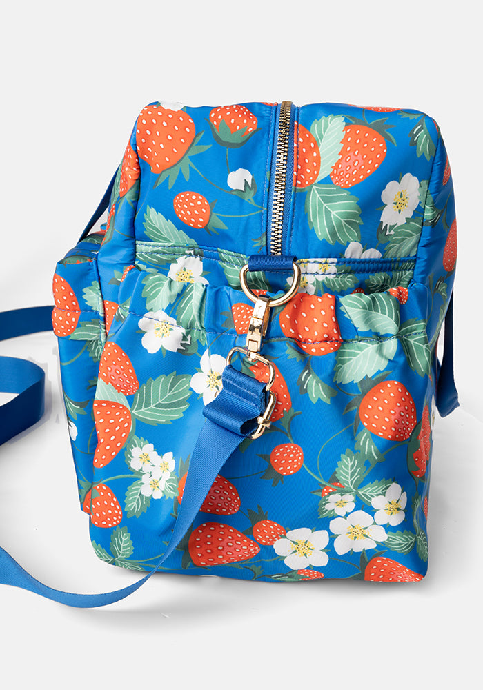 Strawberry Print Holdall