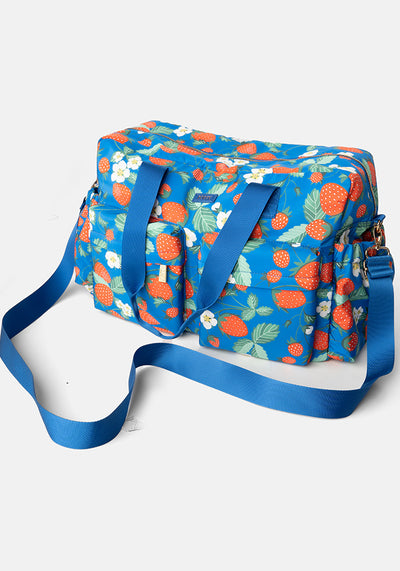 Strawberry Print Holdall