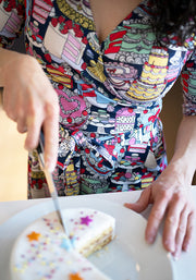 Sugar Patisserie Print Midi Dress