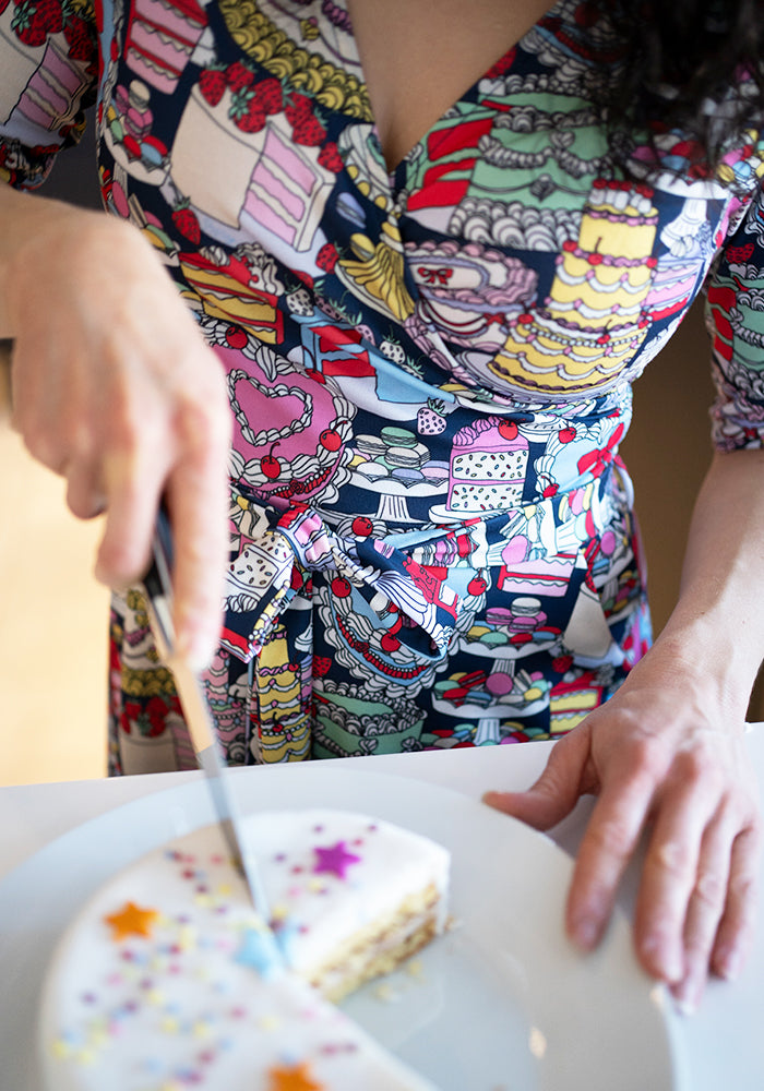 Sugar Patisserie Print Midi Dress